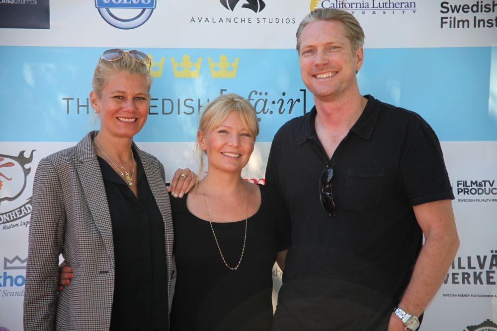 Gudrun Gidding and Camilla Westman, SACC-LA with Henrik Johansson, SACC-Austin